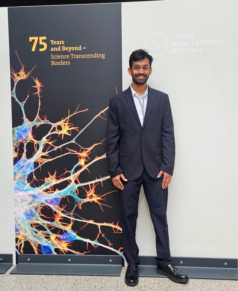 IMPRS Predoc Ramesh Adakkattil invited to 75th Lindau Nobel Laureate Meeting
