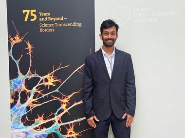 IMPRS Predoc Ramesh Adakkattil invited to 75th Lindau Nobel Laureate Meeting